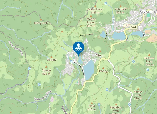 Map of Malá Richňava