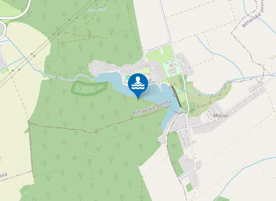 Map of Vodná nádrž Kurinec