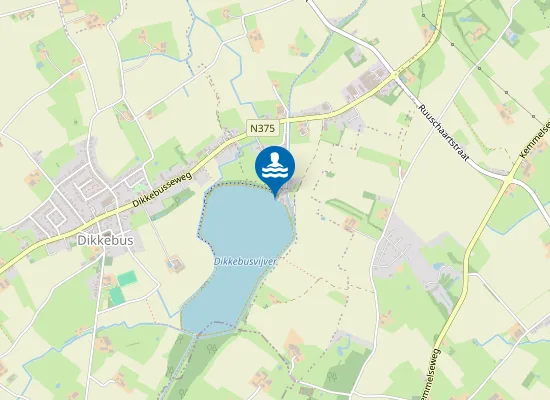 Map of Ieper Dikkebusvijver