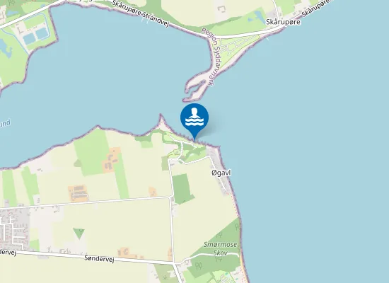 Map of ØGAVL 50M Ø