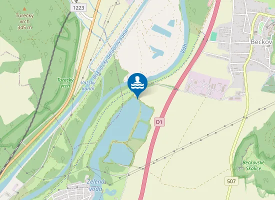 Map of Nudistická pláž