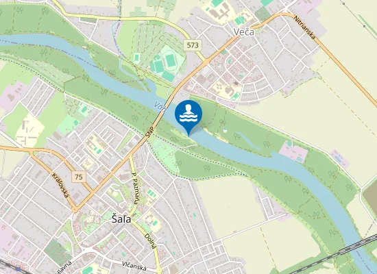 Map of Veľká pláž