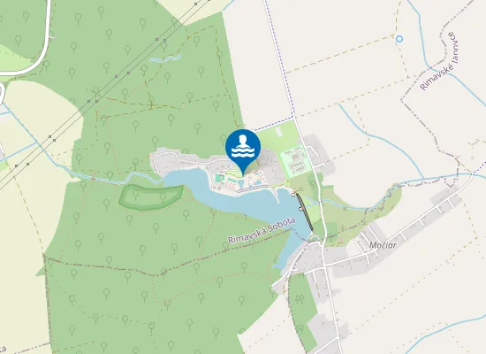 Map of Kurinec - Zelená voda