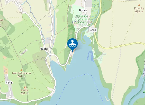 Map of Sielnická zátoka