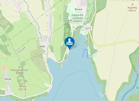 Map of Sielnická zátoka
