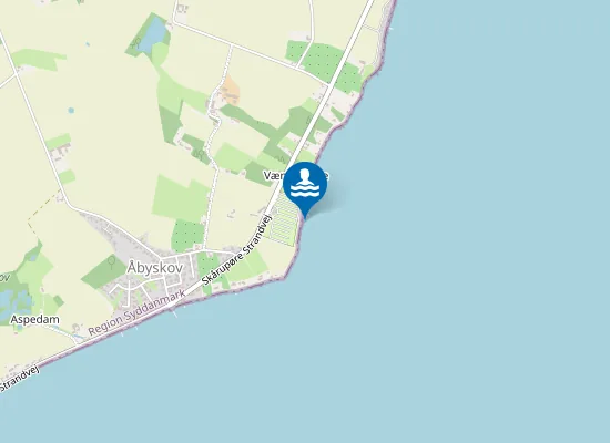 Map of Åbyskov Camping Badebro