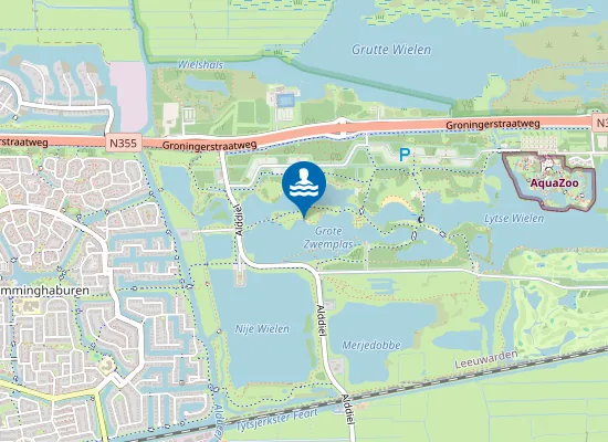 Map of Naaktstrandje Groene Ster