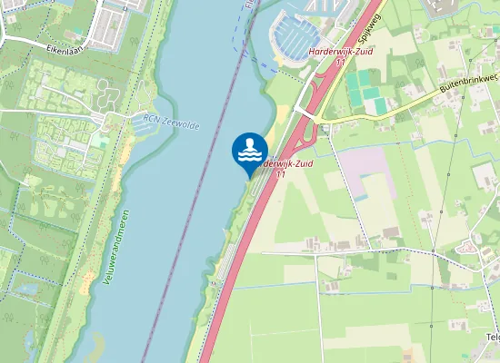 Map of Strand Horst Zuid