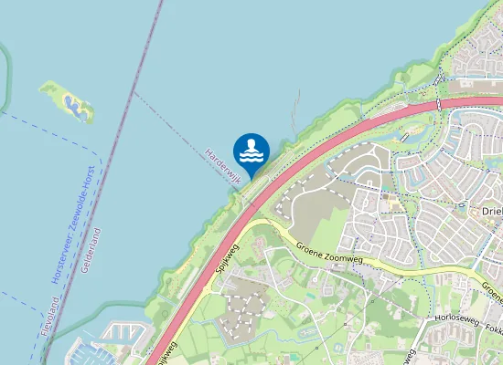Map of Strand Horst Noord