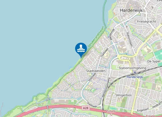 Map of Zuiderzeestrand