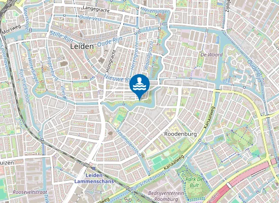 Map of Zoeterwoudsesingel