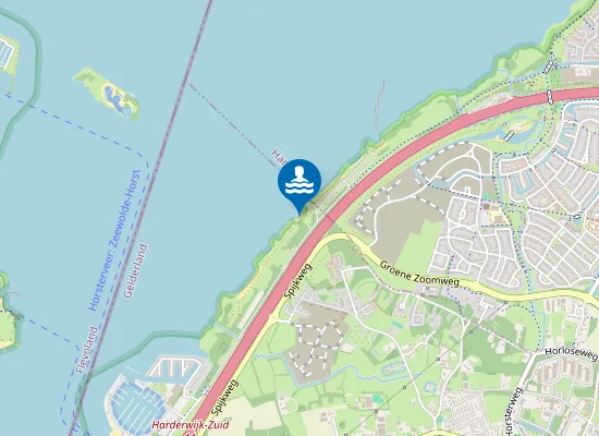 Map of Strand Horst Noord