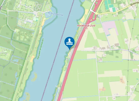 Map of Strand Horst Zuid