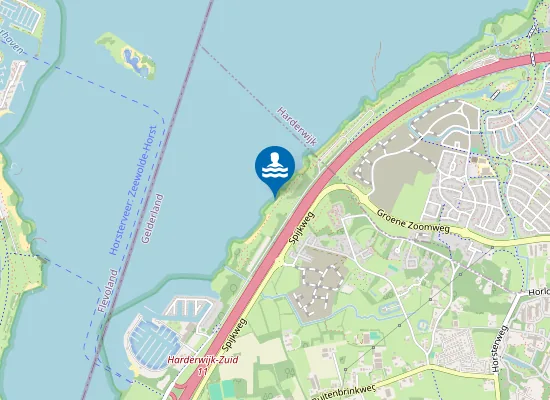 Map of Strand Horst Noord