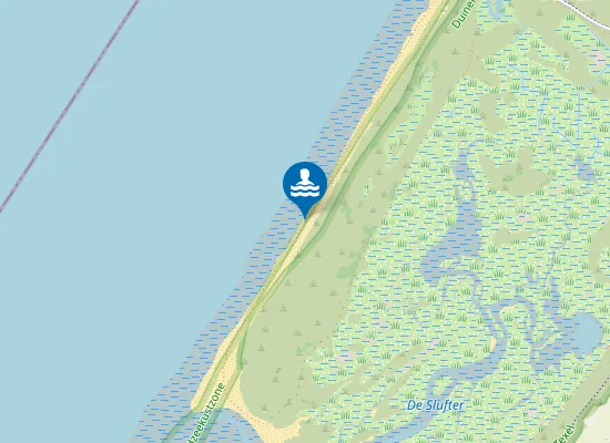 Map of Naaktstrand Texel