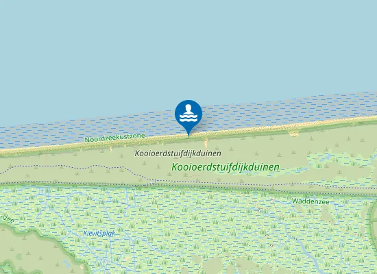 Map of Naaktstrand Ameland