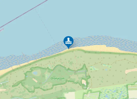 Map of Nudist Beach Oranjezon