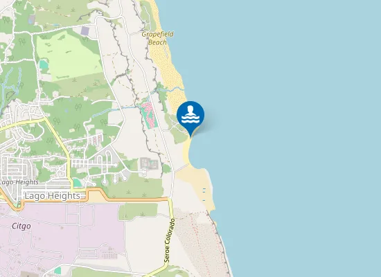 Map of Boca Grandi Beach