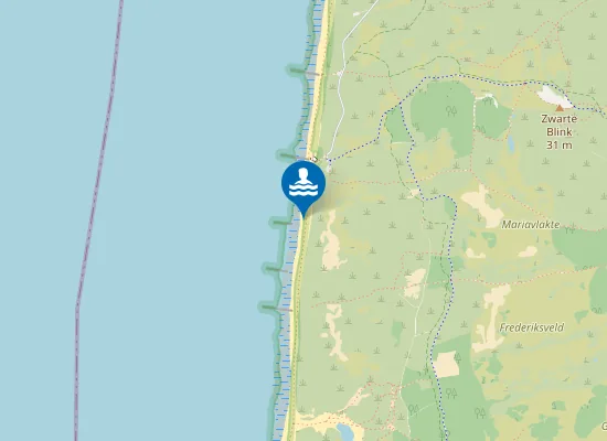 Map of Nude Beach - Schoorl aan Zee