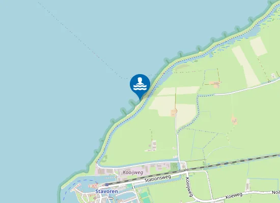 Map of Naaktstrandje Stavoren