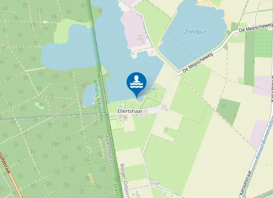 Map of Het Voshuys strand
