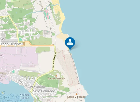 Map of Bachelor's Beach