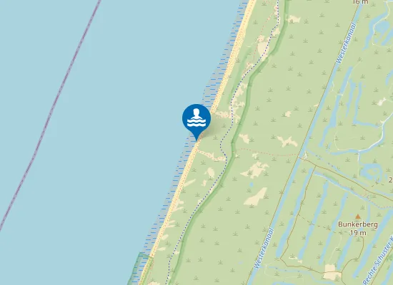 Map of Naturistenstrand Zandvoort