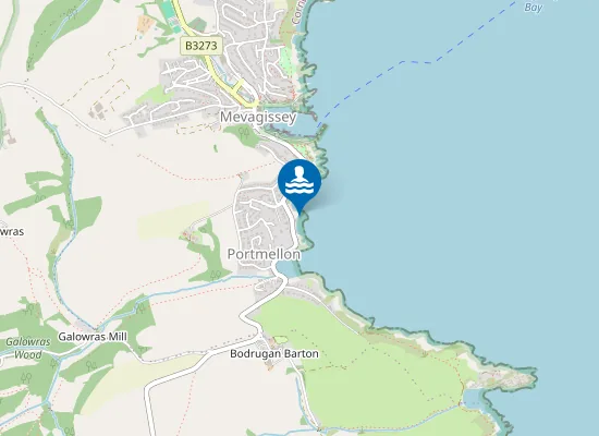 Map of Polkirt Beach
