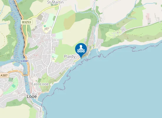 Map of Plaidy Beach