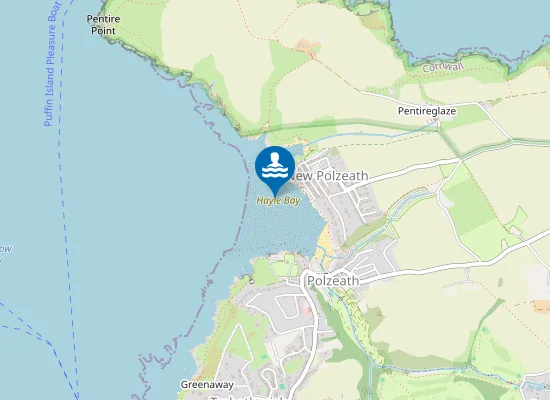Map of Hayle Bay