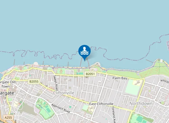 Map of Walpole Bay Tidal Pool