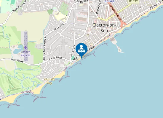Map of Greensward Beach