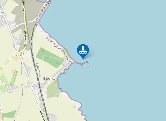 Map of GÅBENSE, GL. FÆRGEGÅRD