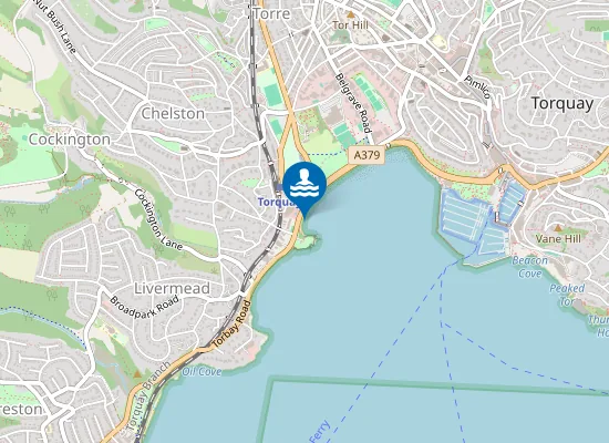 Map of Corbyn Beach