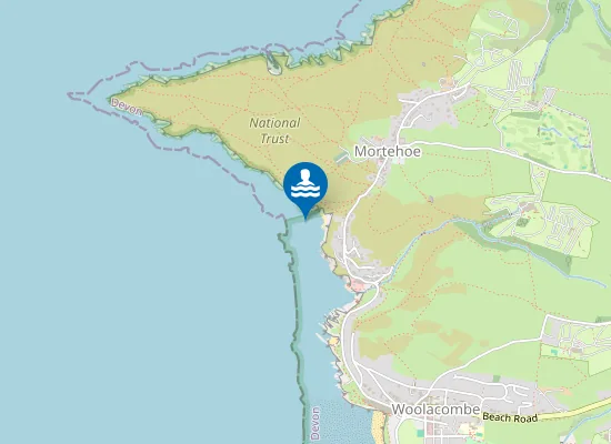 Map of Grunta Beach