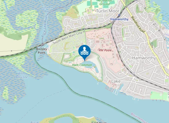 Map of Lake North Beach