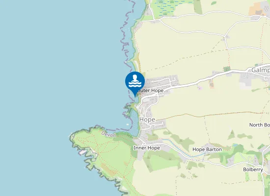 Map of Mouthwell Beach