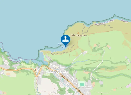 Map of Wild Pear beach