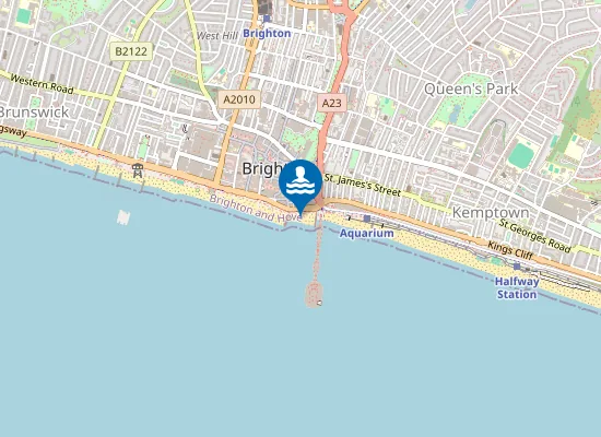 Map of Brighton Beach