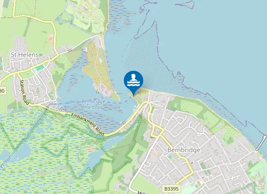 Map of Bembridge Point Beach