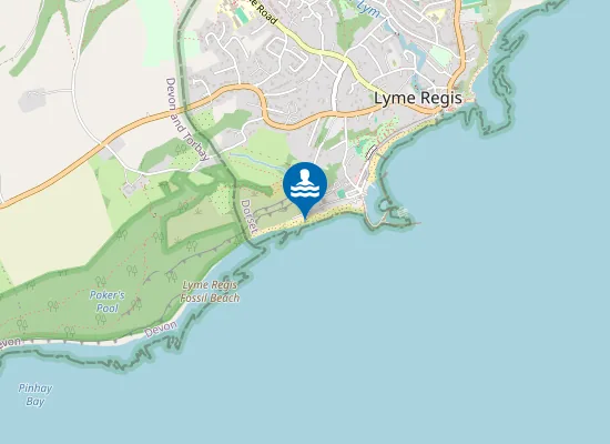 Map of Monmouth Beach