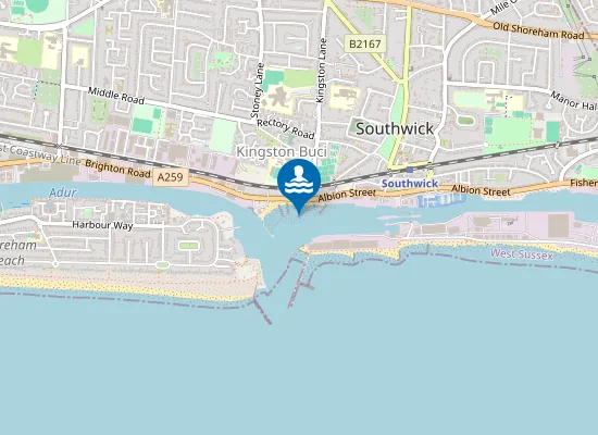 Map of Kingston Beach