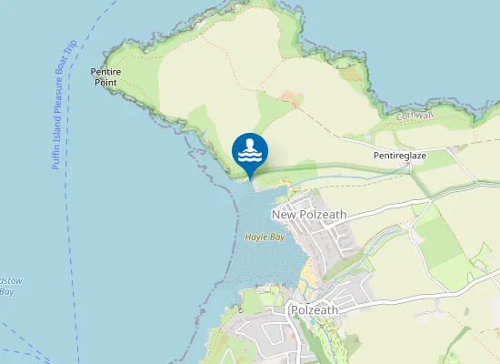 Map of Pentire Haven