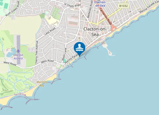 Map of Blue Chalet Beach
