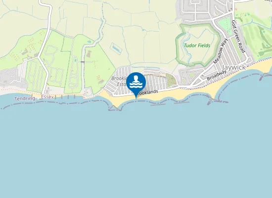 Map of Brooklands Beach
