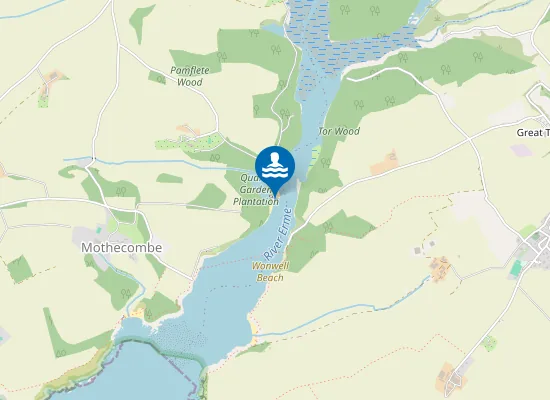 Map of Pamflete Beach