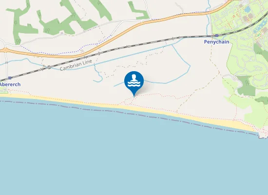 Map of Morfa Abererch
