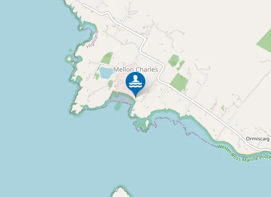 Map of Salmon Beach