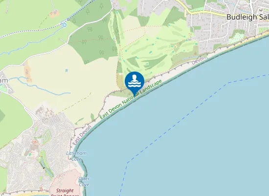 Map of Budleigh Salterton