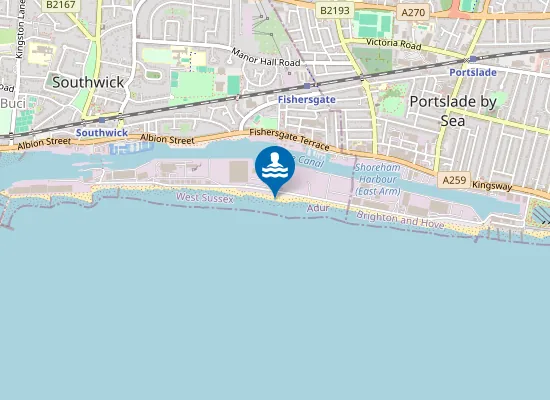 Map of Portslade